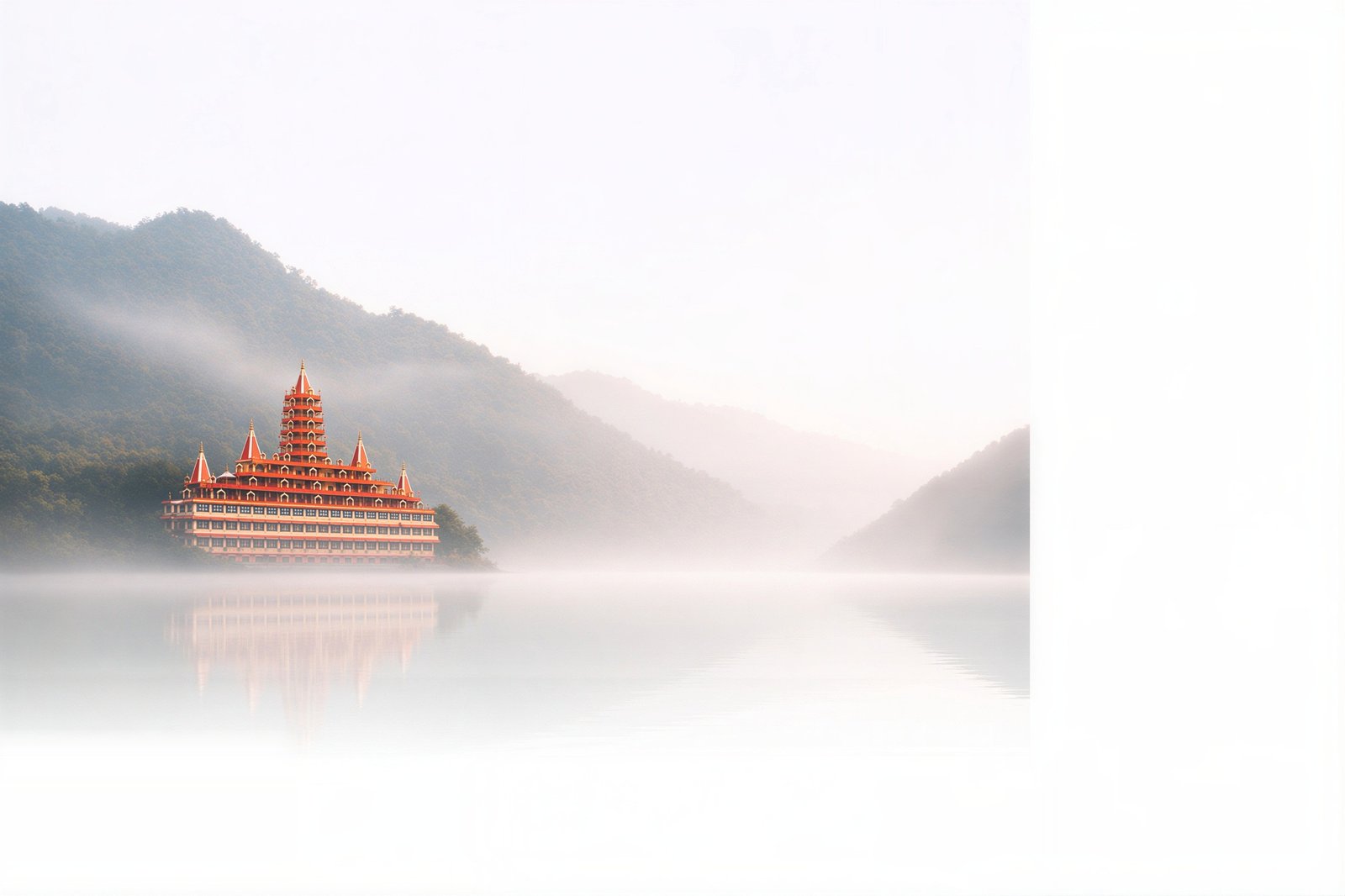 Monastery Dawn: Tawang Buddhist Retreat